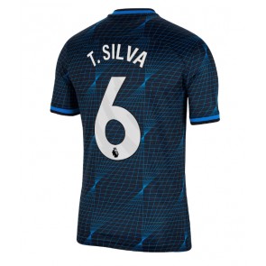 Maillot de foot Chelsea Thiago Silva #6 Extérieur 2023-24 Manches Courte